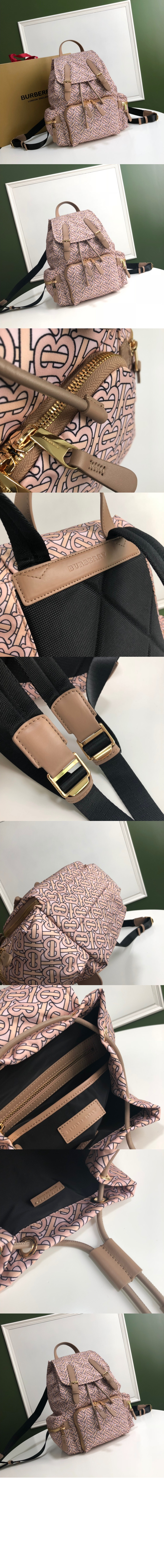 버버리 모노그램 미디움 나일론 백팩 80116391