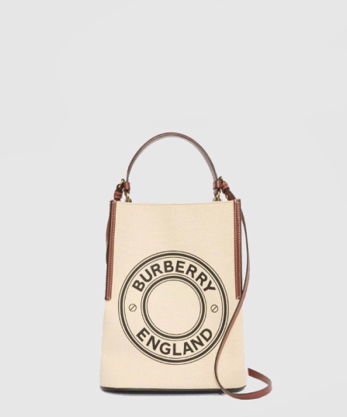 버버리 그래픽 캔버스 버킷백 스몰 80268241