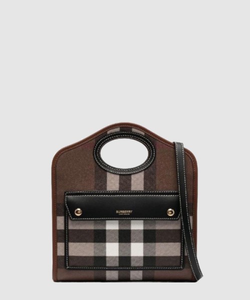 버버리 투톤 미니 포켓백 80393611