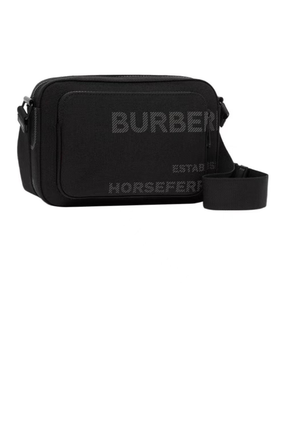 버버리 호스페리 로고 프린트 나일론 카메라백 80584861