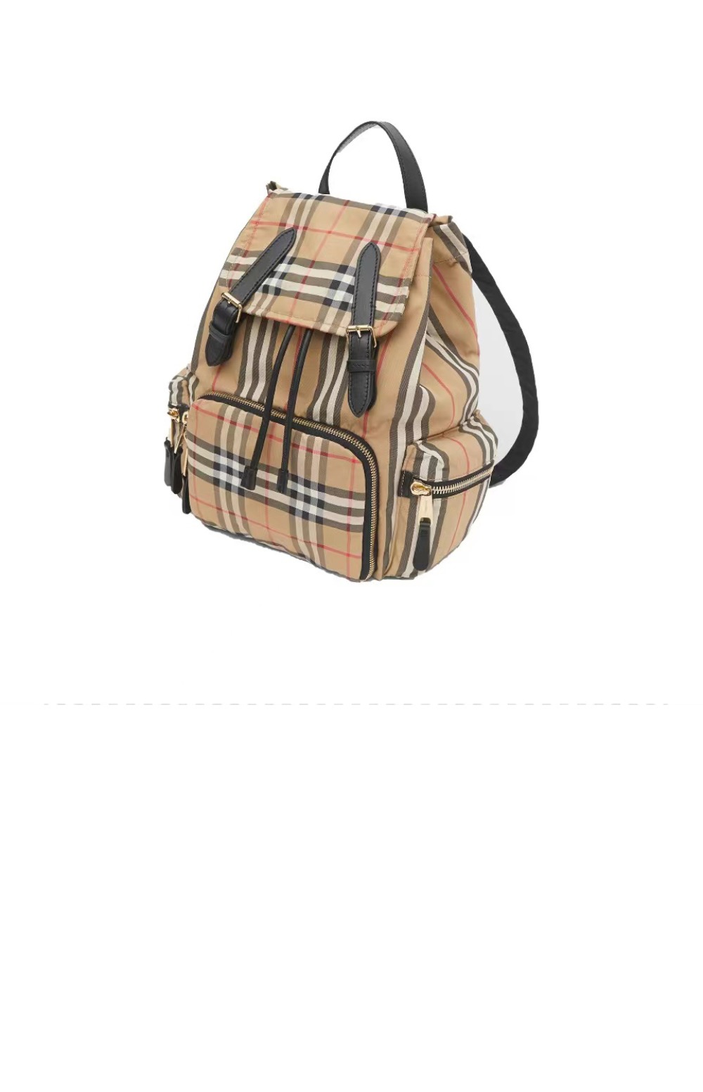 버버리 빈티지 체크 럭색 백팩 80327091