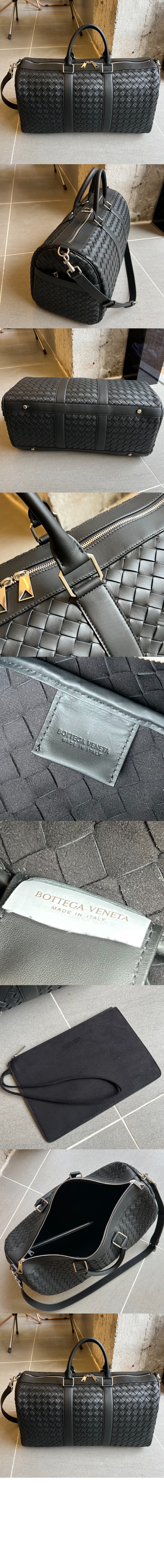 보테가베네타 인트레치아토 미디엄 더플 백 650066