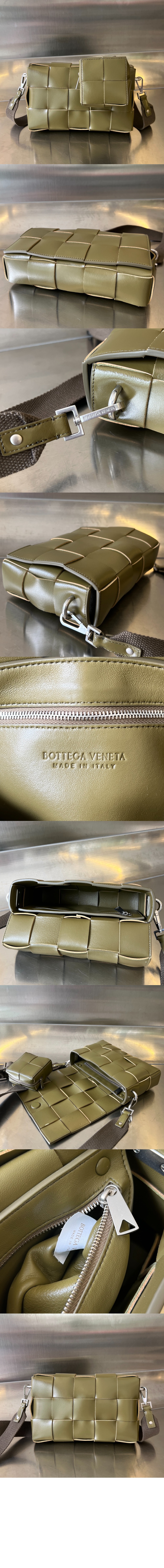 보테가베네타 다양하게 활용할 수 있는 스트랩을 갖춘 카세트 741777