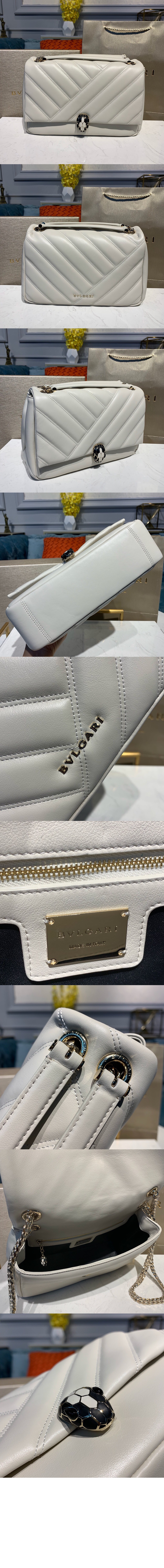 불가리 세르펜티 카보숑 숄더백 287986