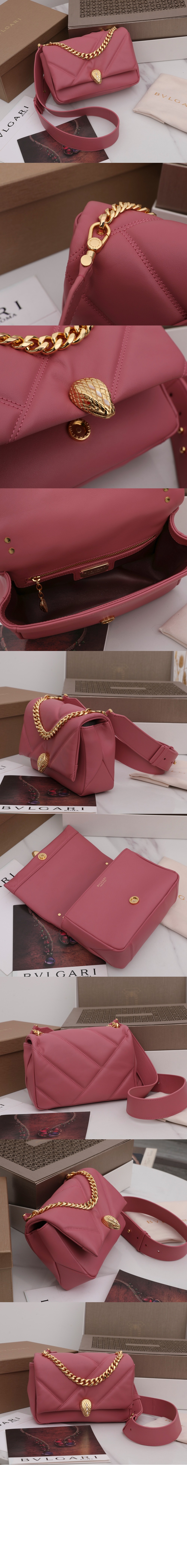 불가리 세르펜티 카보숑 크로스 백 291089