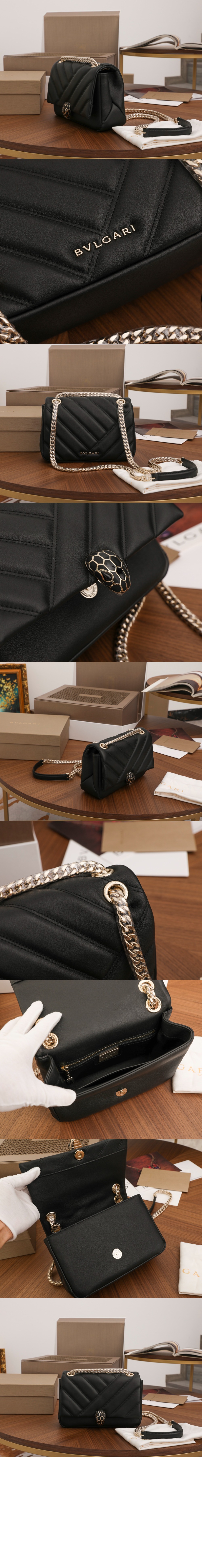 불가리 세르펜티 크로스 백 290235