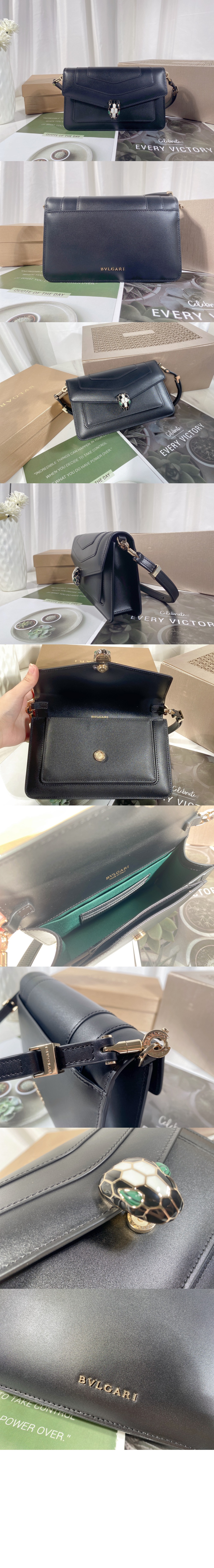 불가리 세르펜티 포에버 이스트-웨스트 숄더백 292104