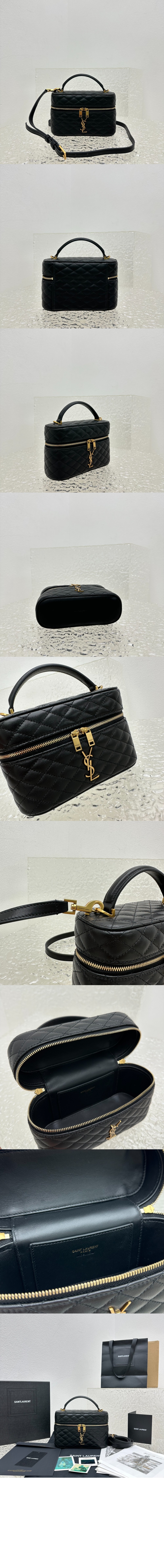 생로랑 가비 미니 베니티백 766731