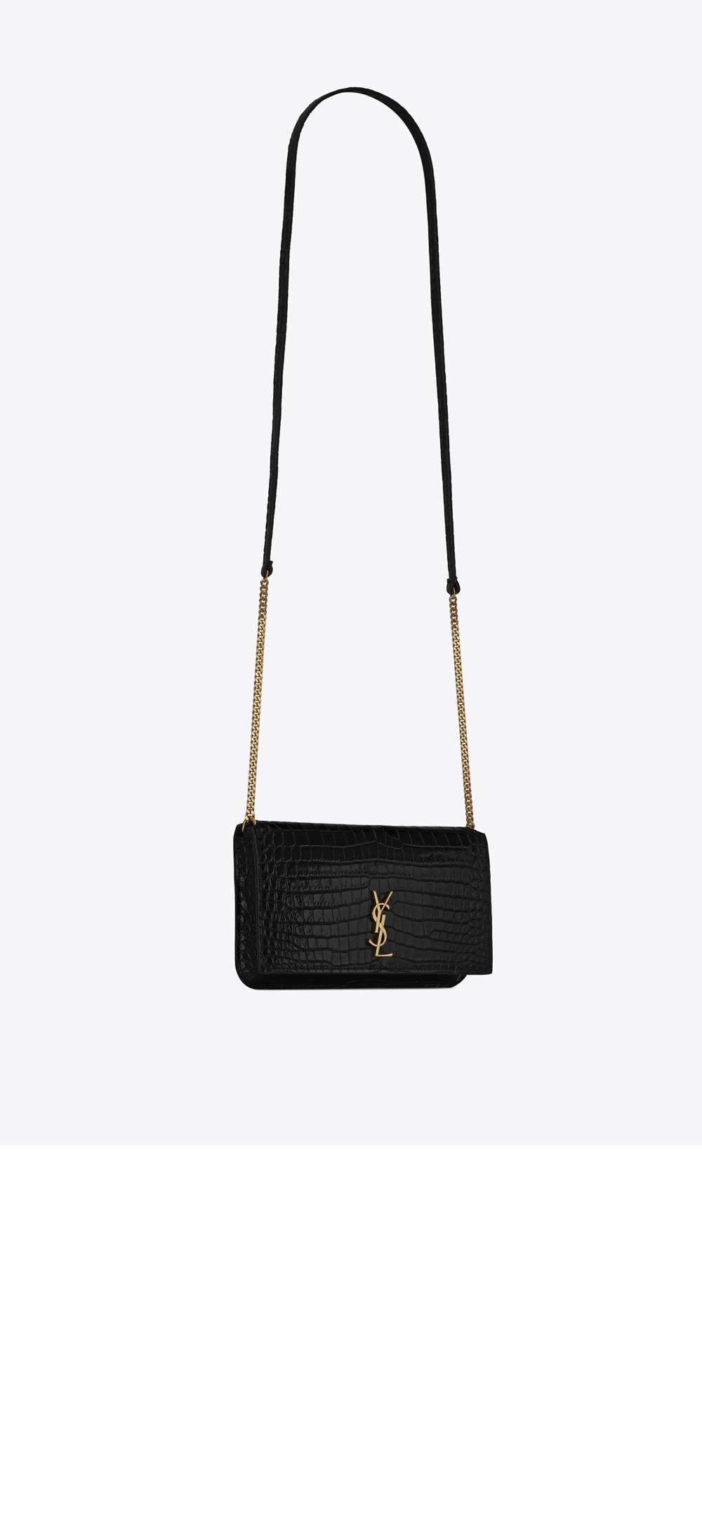 생로랑 크로커 폰 홀더백 635095