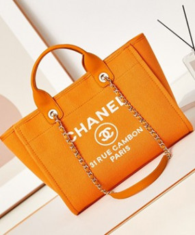 샤넬 31 RUE 믹스드 파이버 도빌백 미디엄