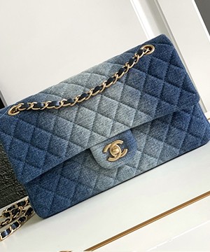 샤넬 클래식 데님 미디엄 체인백