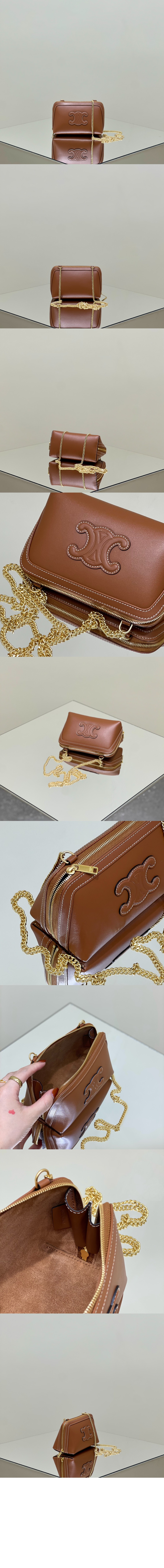 셀린느 트리오페 미니 체인백 10E383