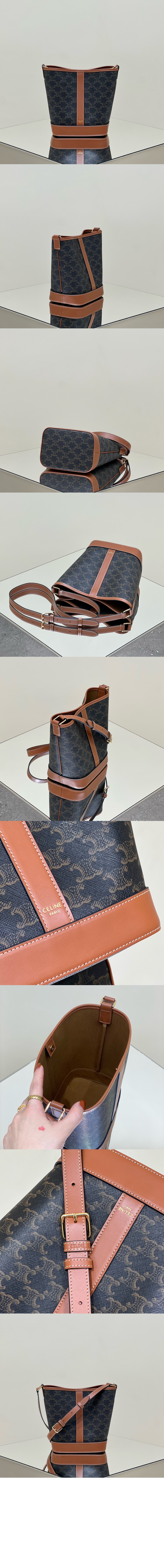 셀린느 트리오페 버킷백 스몰 191442