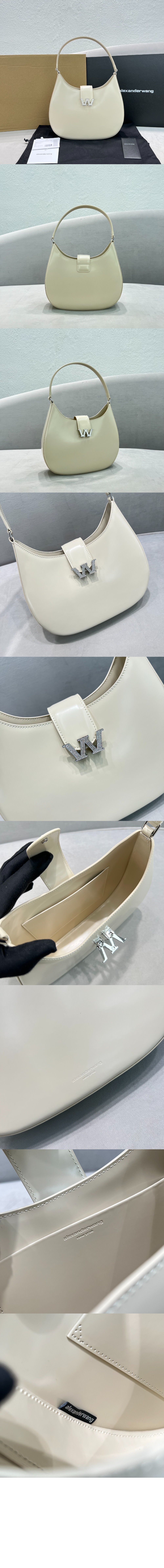 알렉산더왕 W 레거시 레더 호보백 라지 2R22L0