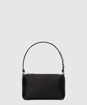 알렉산더왕 크리스탈 로고 장식 새틴 클러치 20121P