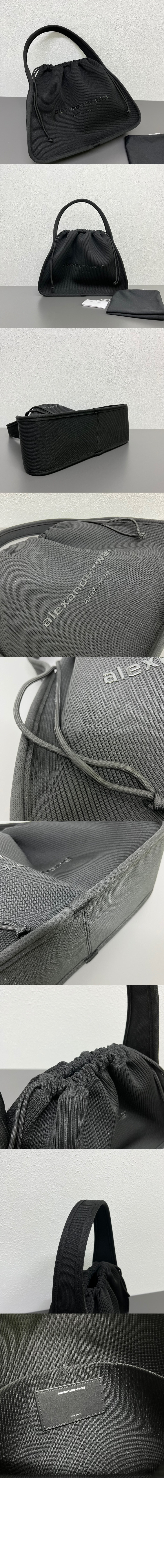 알렉산더왕 라이언 리브 니트백 라지 20224K