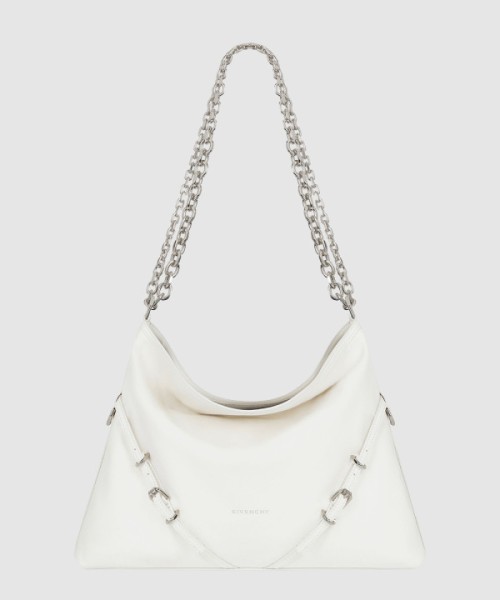 지방시 Voyou Chain 가죽 미디엄백