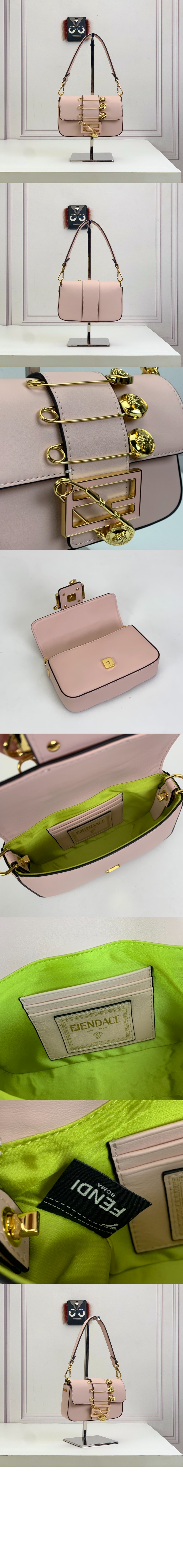 펜디 펜다체 미니 바게트 8BS066