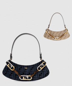 펜디 오락 스윙 숄더백 8BS068