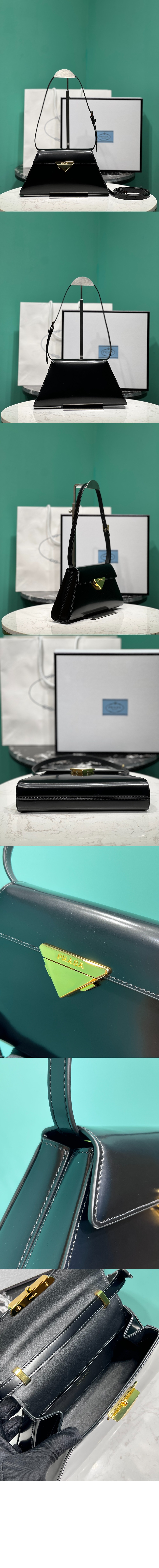 프라다 브러시드 숄더백 1BD343