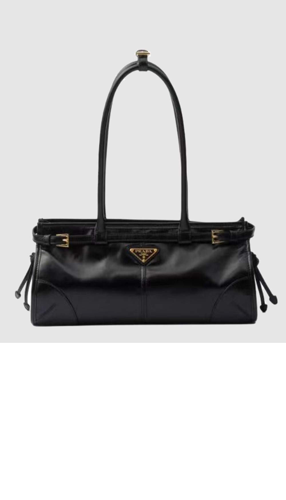 프라다 미디엄 가죽 핸드백 1BA426