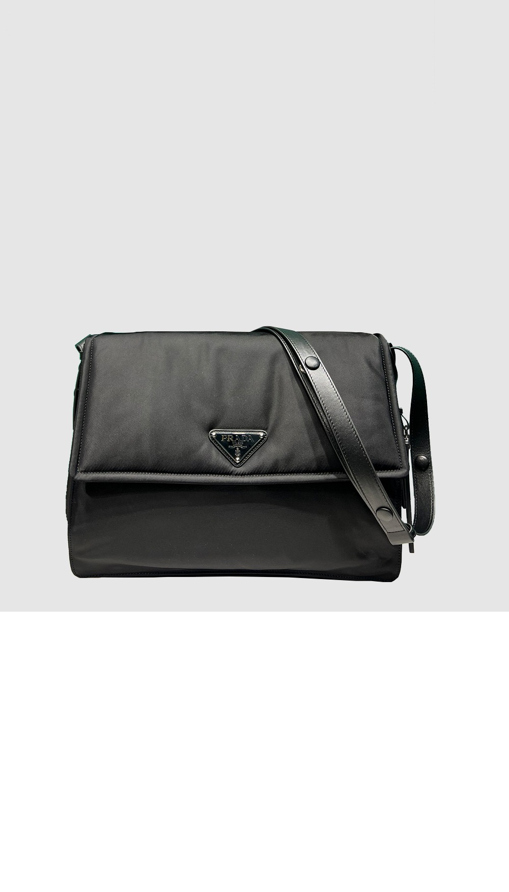 프라다 리나일론 패딩 숄더백 라지 1BD256