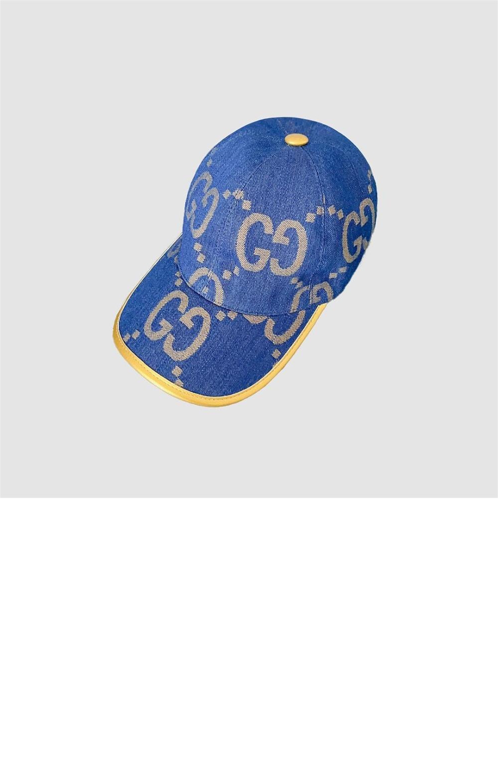 구찌 GG 데님 베이스볼 캡 656205