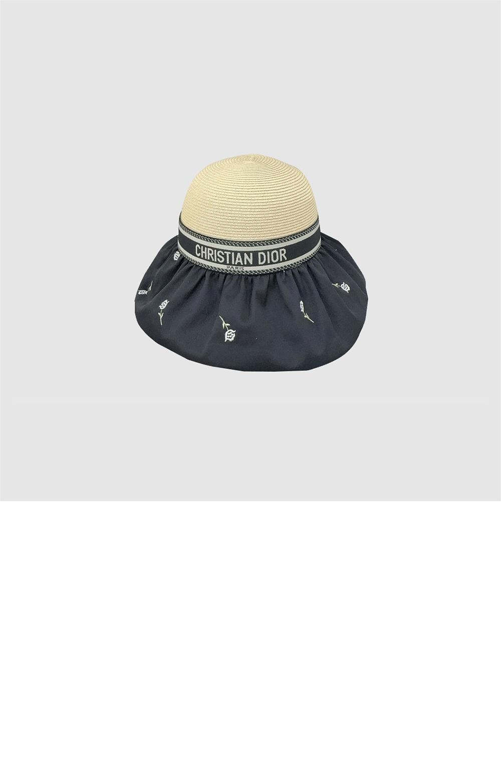 디올 밀짚모자 선캡 52DP3