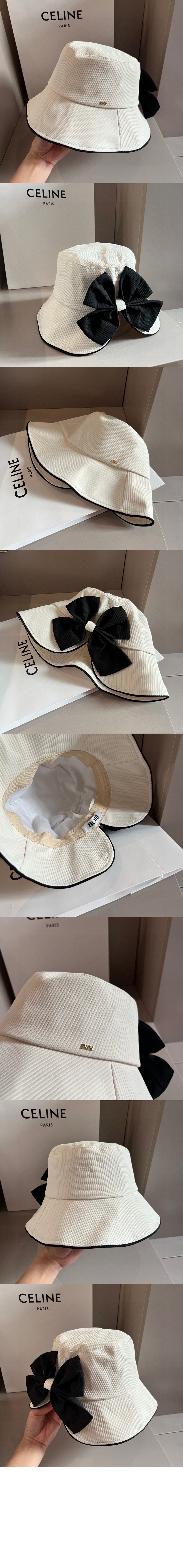 디올 리본 버킷햇 33PDL