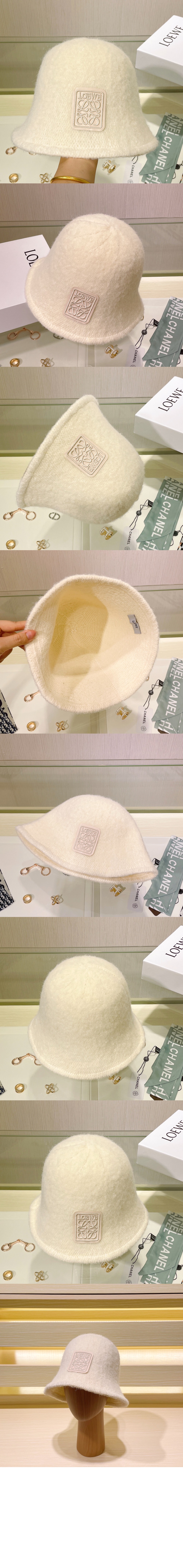 로에베 램스울 버킷햇