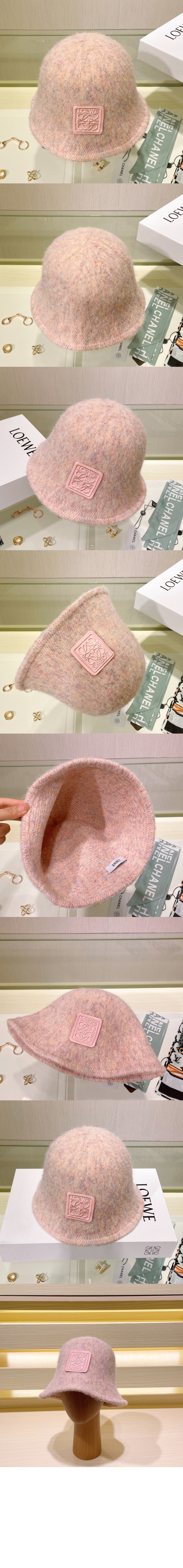 로에베 램스울 버킷햇