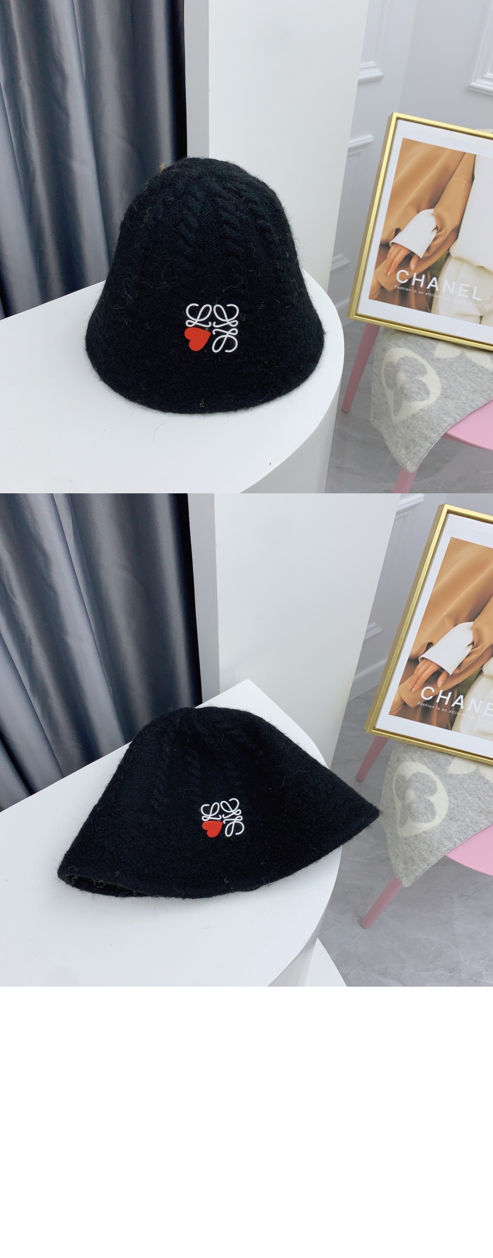 로에베 니트 벙거지