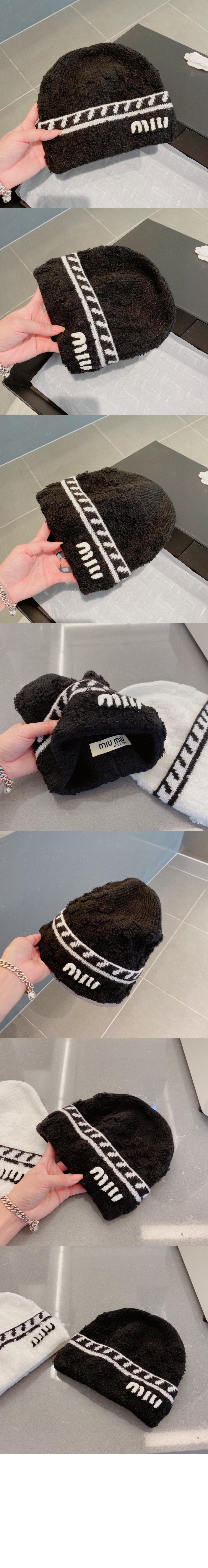 미우미우 니트모자 5HC333