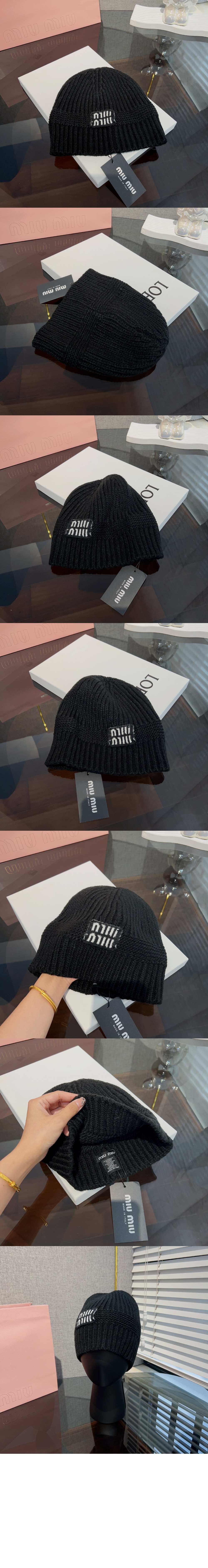 미우미우 니트모자 5HC758