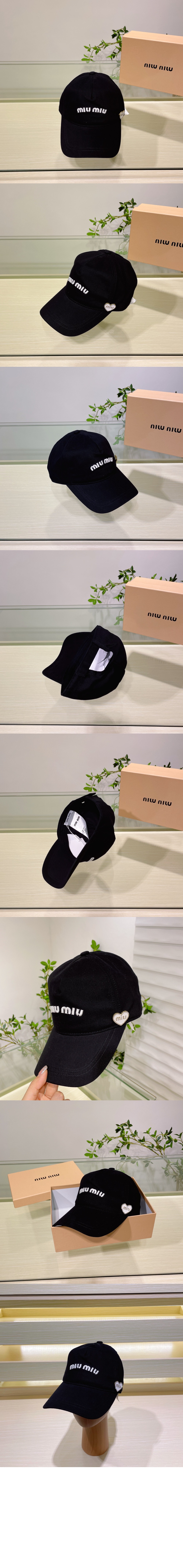 미우미우 베이스볼 캡 5HC468