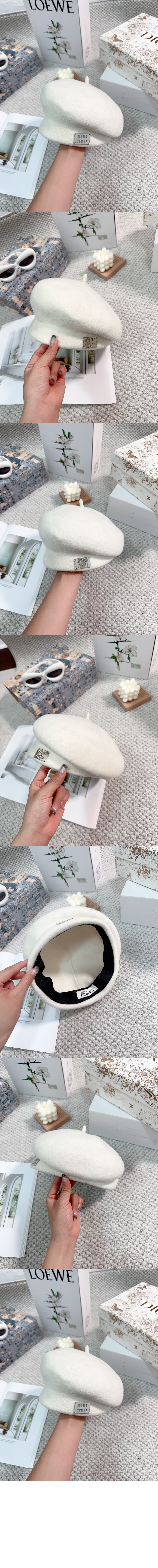 미우미우 팔각 모자 5HC437