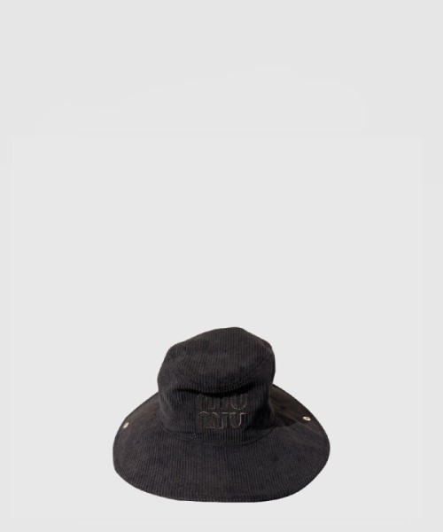 미우미우 코듀로이 텍스처 벙거지 5HC198