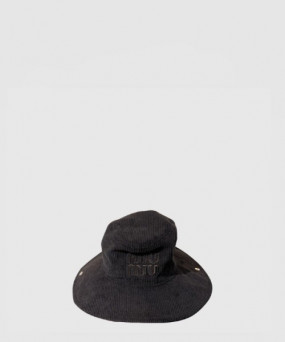 미우미우 코듀로이 텍스처 벙거지 5HC198