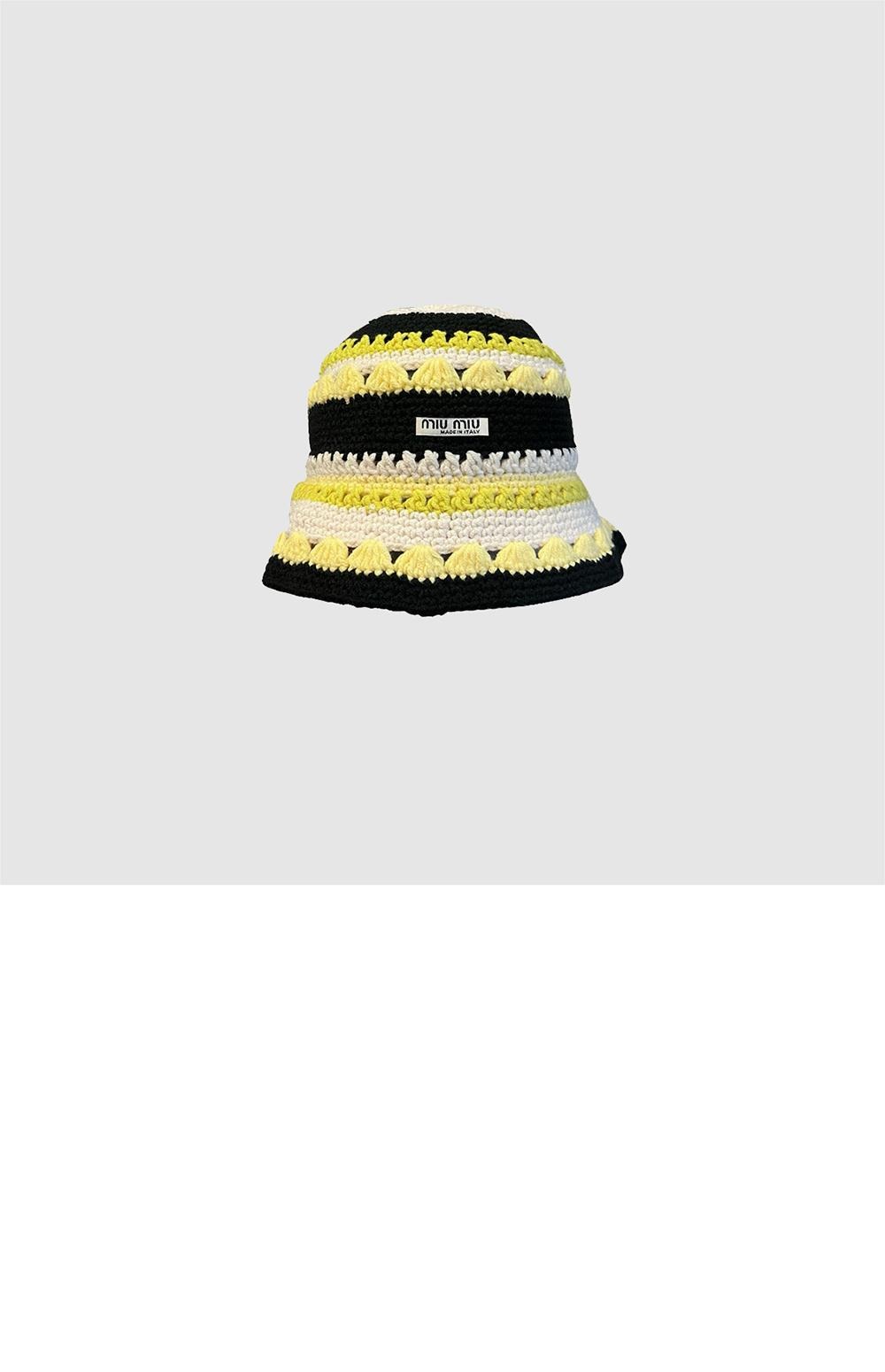 미우미우 크로셰 햇 5HC286