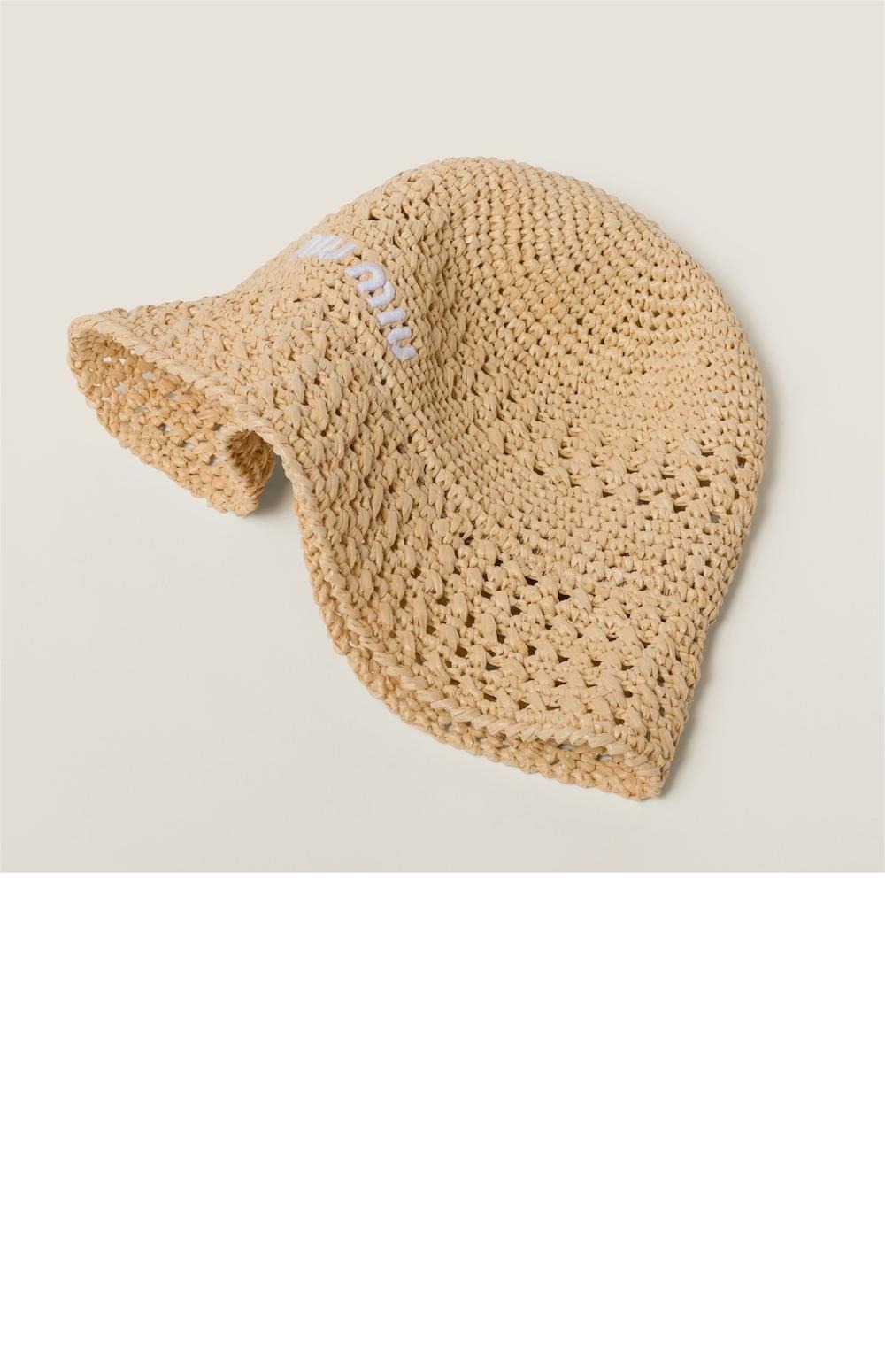 미우미우 라피아 햇 5HC287