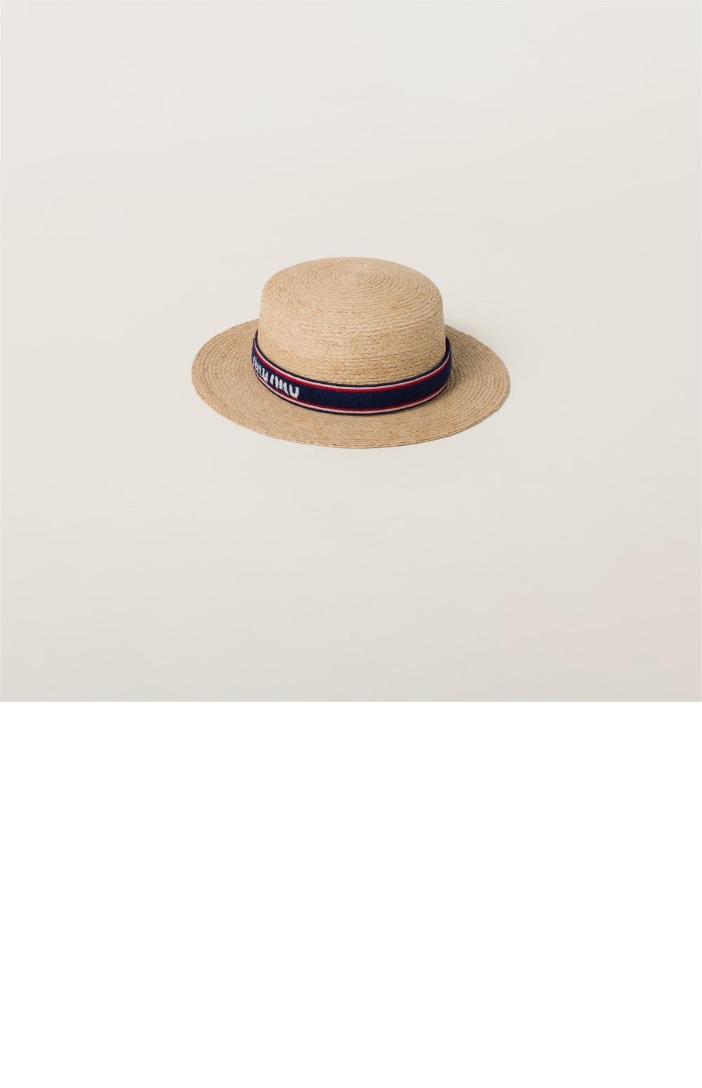 미우미우 라피아 햇 5HC117