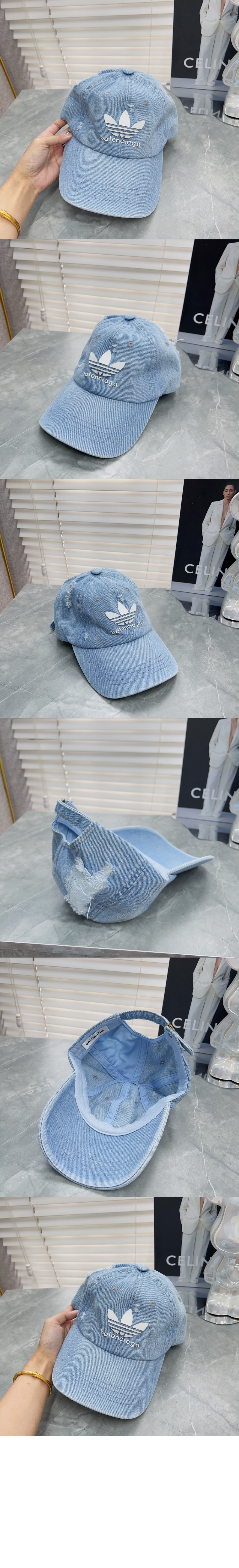 발렌시아가 로고 베이스볼 캡 723749