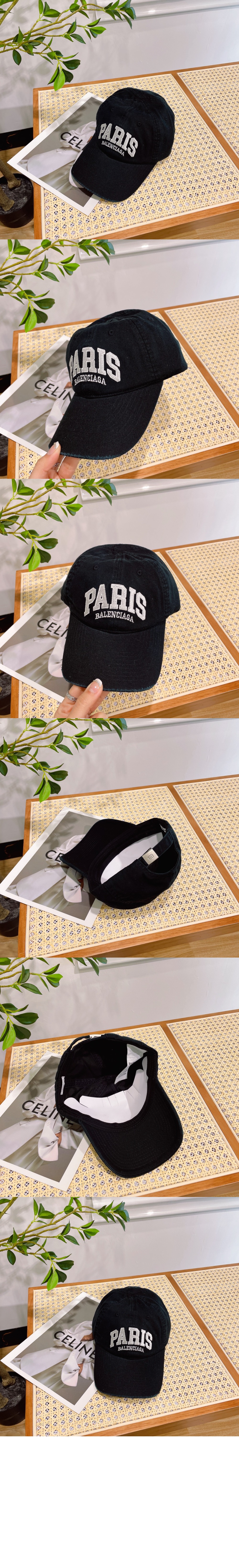 발렌시아가 패리스 시티 코튼 베이스볼 캡 680748