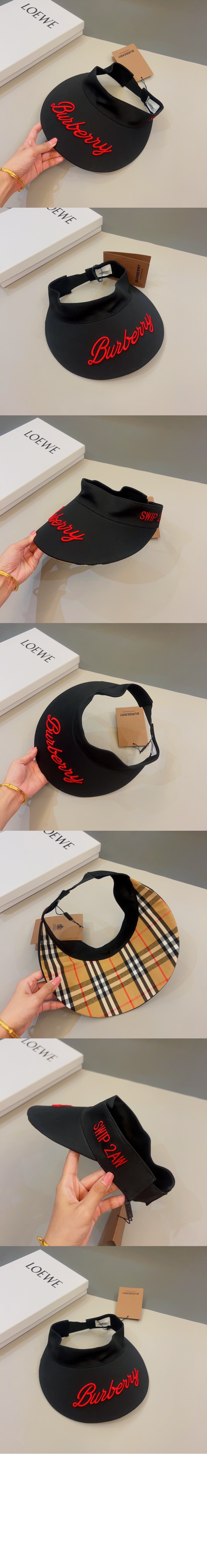 버버리 선캡 8098417