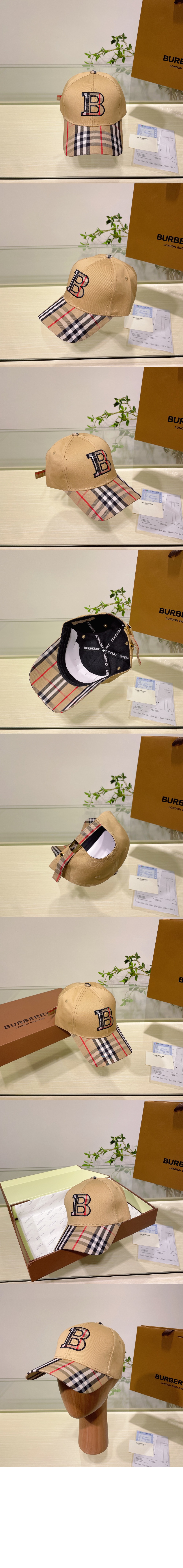 버버리 베이스볼 캡 8045238