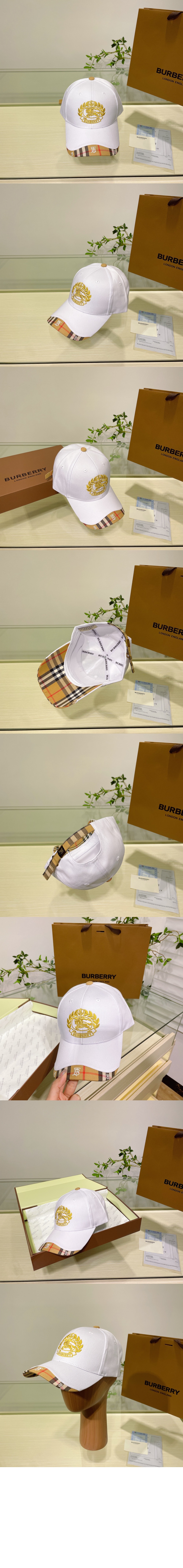 버버리 베이스볼 캡 8045315