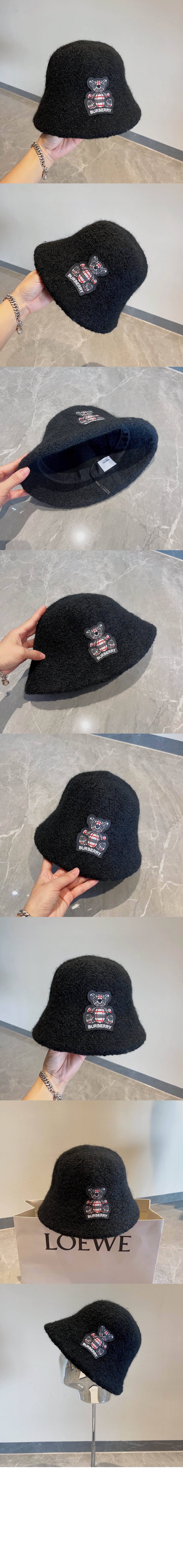 버버리 램스울 벙거지 8035489