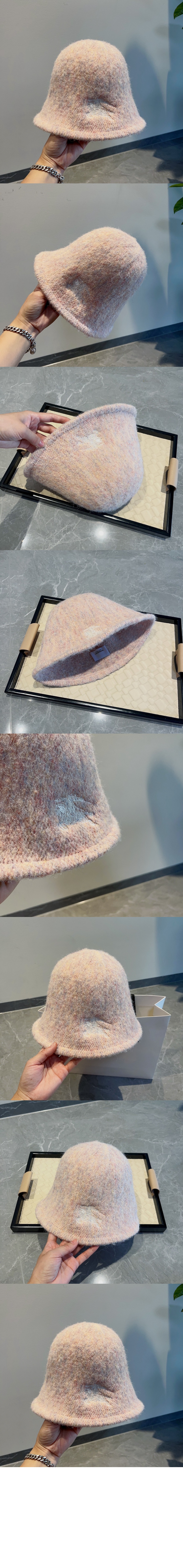 버버리 램스울 벙거지 8064735