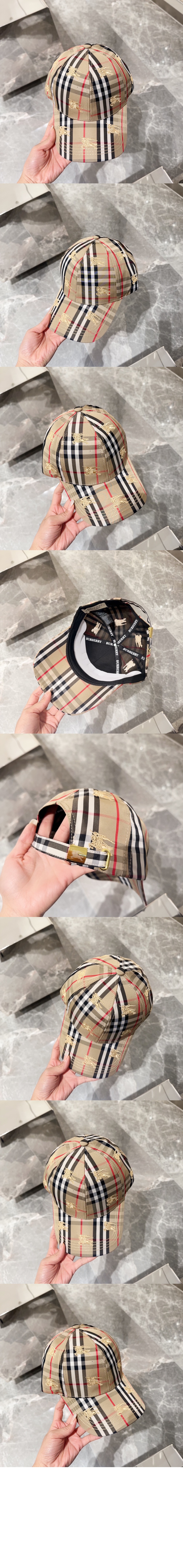 버버리 입체 자수 야구 모자 8015024