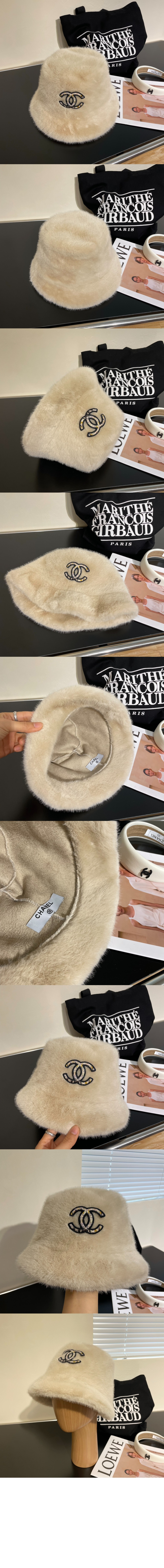 샤넬 뽀글이 벙거지 AA5533